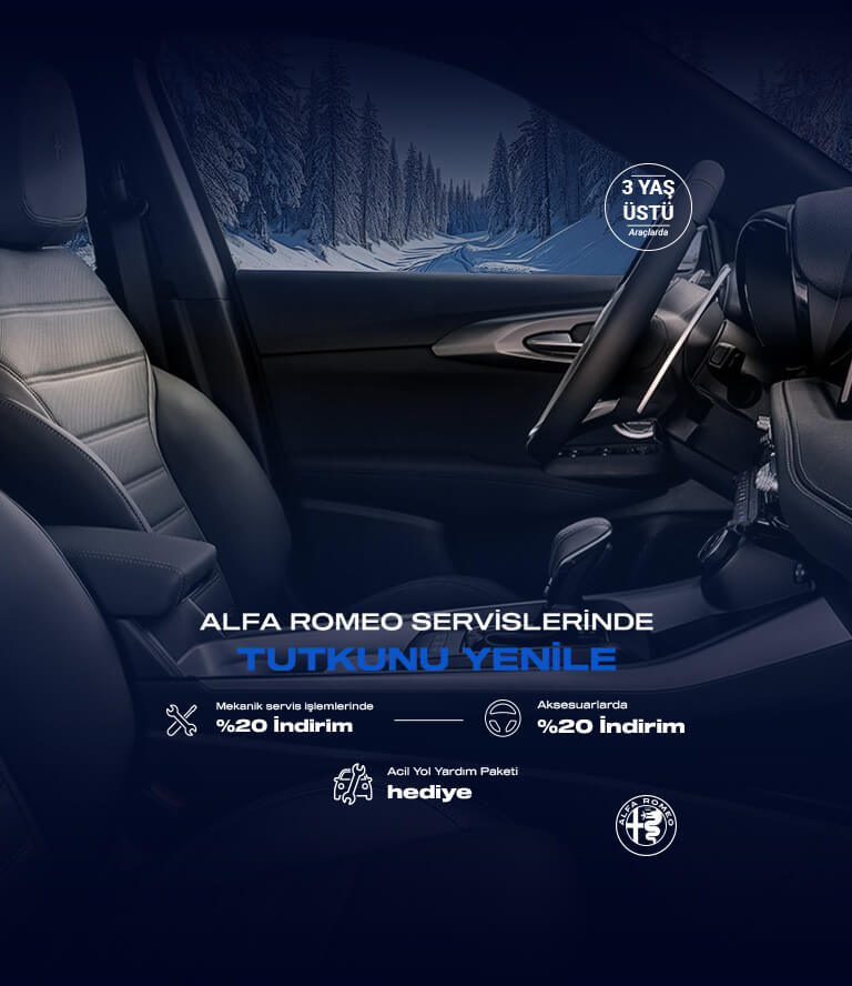 ALFA ROMEO SERVİSLERİNDE TUTKUNU YENİLE
