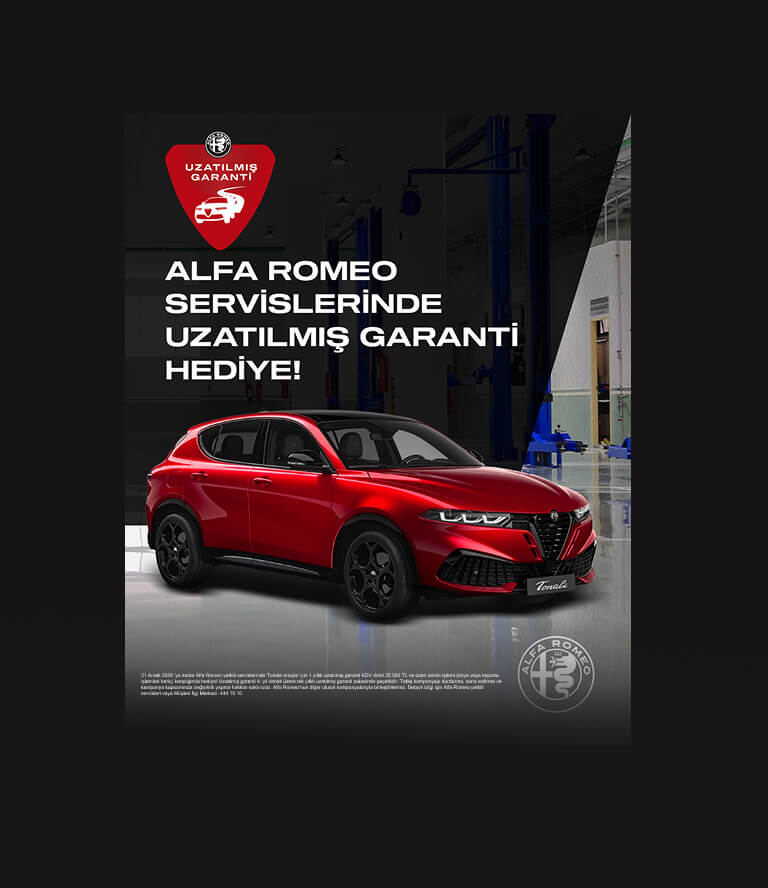ALFA ROMEO SERVİSLERİNDE UZATILMIŞ GARANTİ HEDİYE!