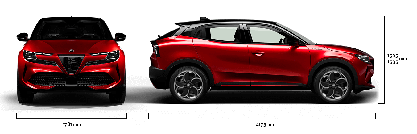 Alfa Romeo Junior Elettrica Boyutlar