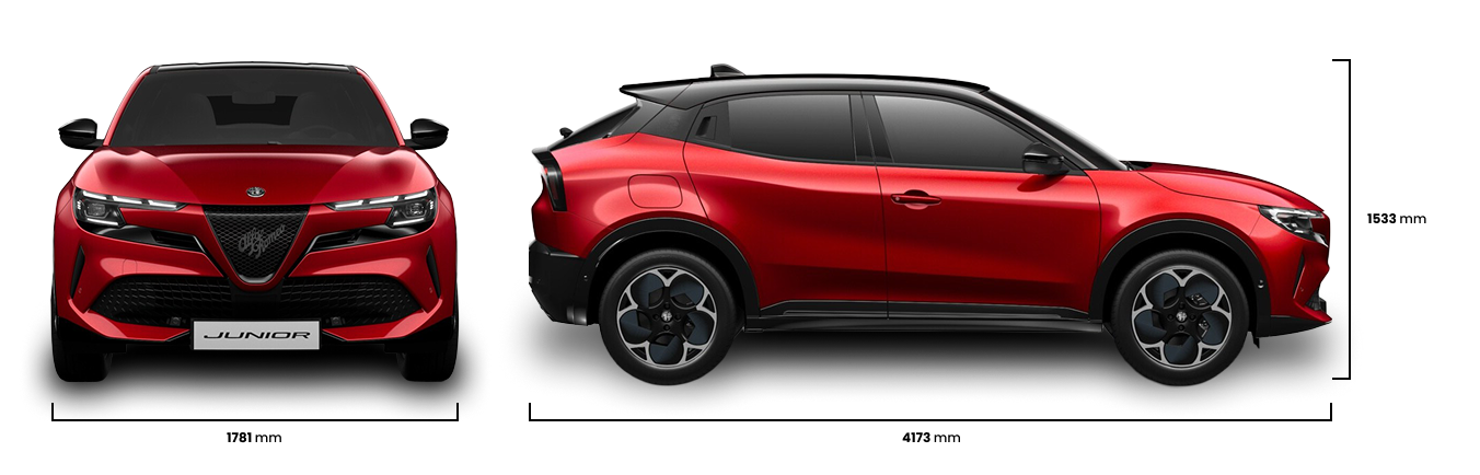 Alfa Romeo Junior Elettrica Boyutlar