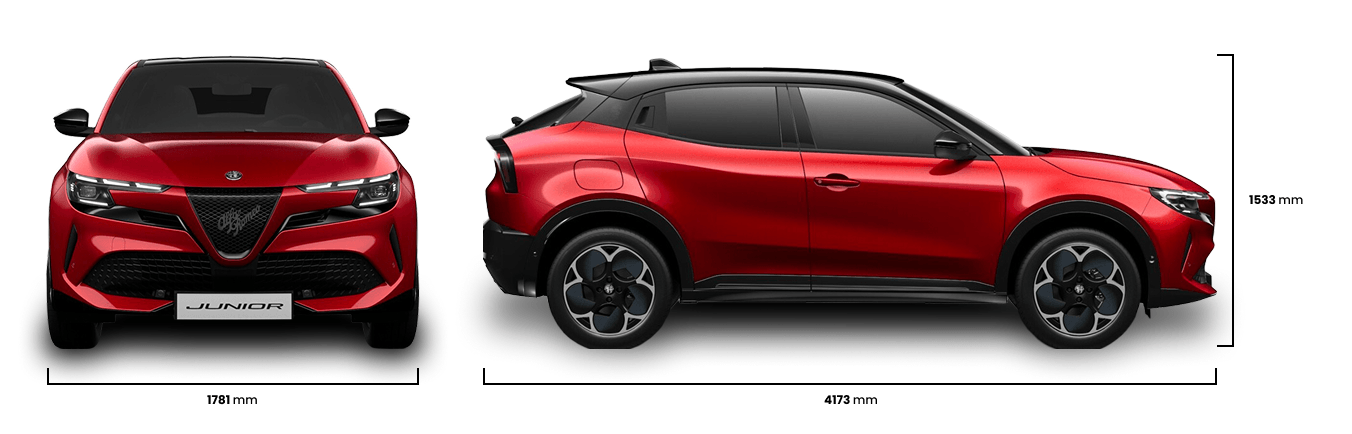 Alfa Romeo Junior Elettrica Boyutlar