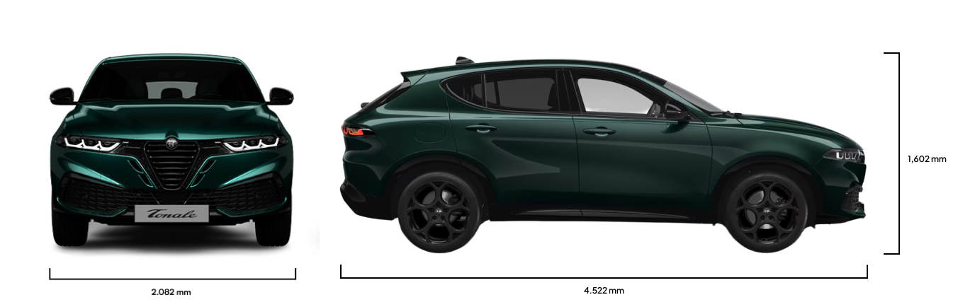 Yeni Alfa Romeo Tonale Boyutlar